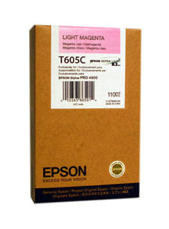 EPSON Cart. d'encre light magenta T605C00 Stylus Pro 4800 110ml