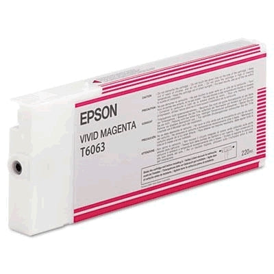 EPSON Cart. d'encre vivid magenta T606300 Stylus Pro 4880 220ml