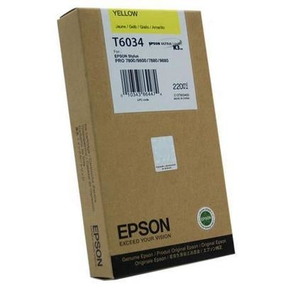 EPSON Cartouche d'encre yellow T612400 Stylus Pro 7450/9450 220ml