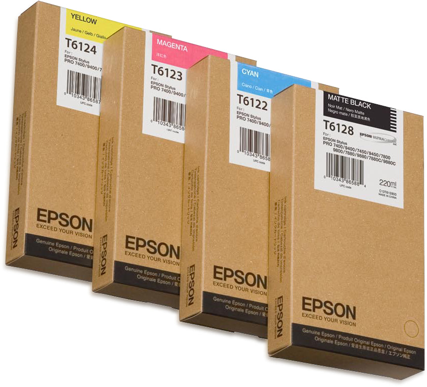 EPSON Cartouche d'encre matte black T61280N Stylus Pro 7450/9450 220ml