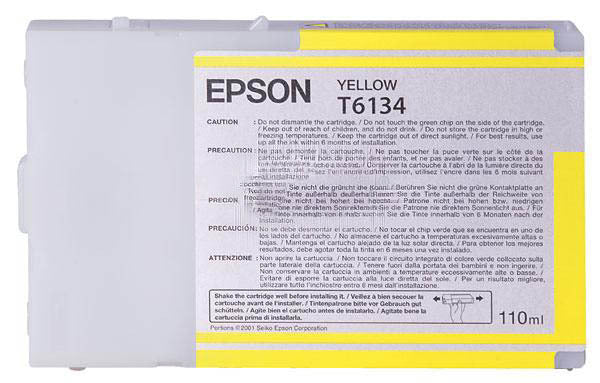 EPSON Cartouche d'encre yellow T613400 Stylus Pro 4450 110ml