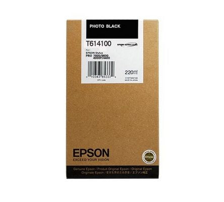 EPSON Cartouche d'encre photo noir T614100 Stylus Pro 4450 220ml