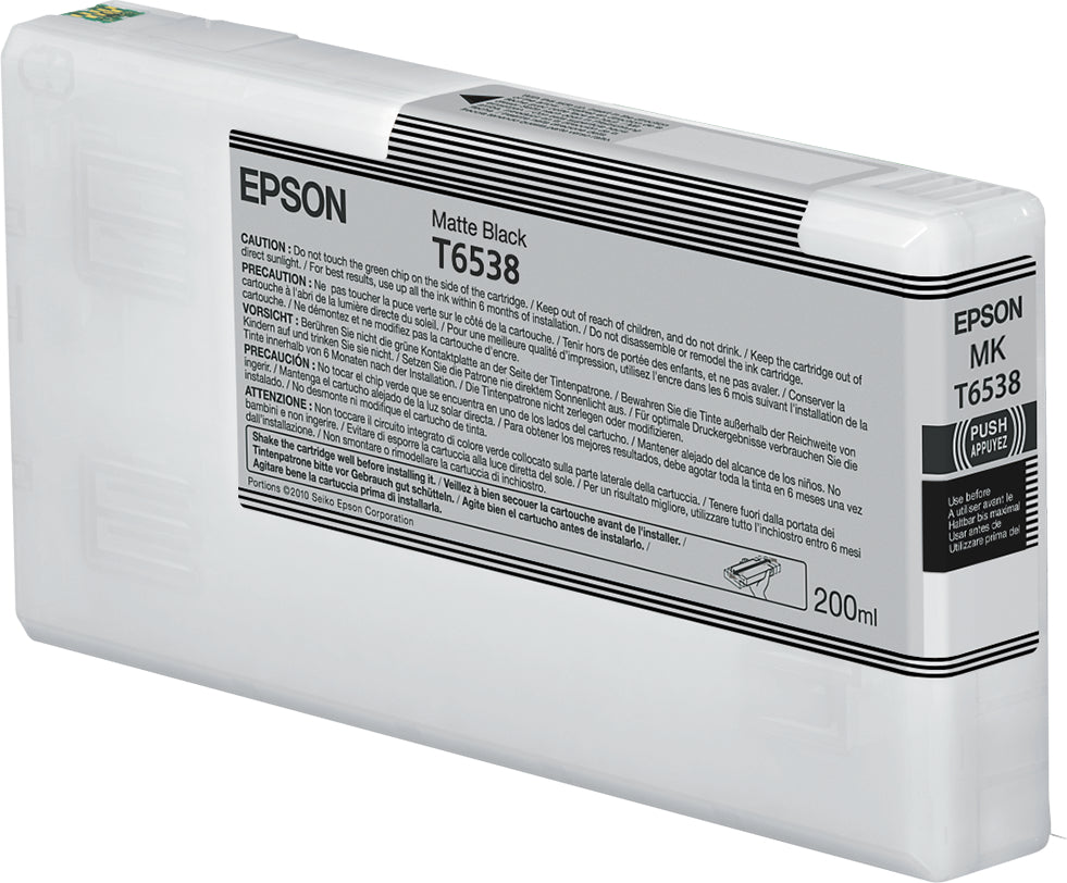 EPSON Cart. d'encre matte noir T65380N Stylus Pro 4900 200ml