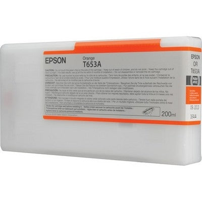 EPSON Cart. d'encre orange T653A00 Stylus Pro 4900 200ml