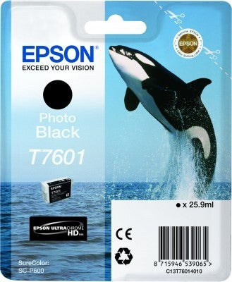 EPSON Cart. d'encre photo noir T760140 SureColor P 600 25,9ml