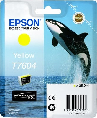 EPSON Cart. d'encre yellow T760440 SureColor P 600 25,9ml