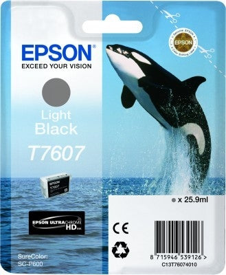 EPSON Cart. d'encre light noir T760740 SureColor P 600 25,9ml