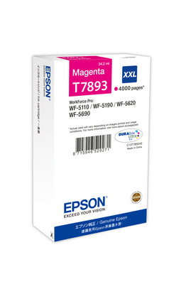 EPSON Cart. d'encre XXL magenta T789340 WF 5110/5620 4000 pages