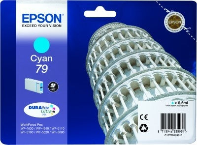 EPSON Cart. d'encre cyan T791240 WF 5110/5620 800 pages