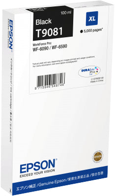 EPSON Cart. d'encre XL noir T90814N WF 6090/6590 5000 pages
