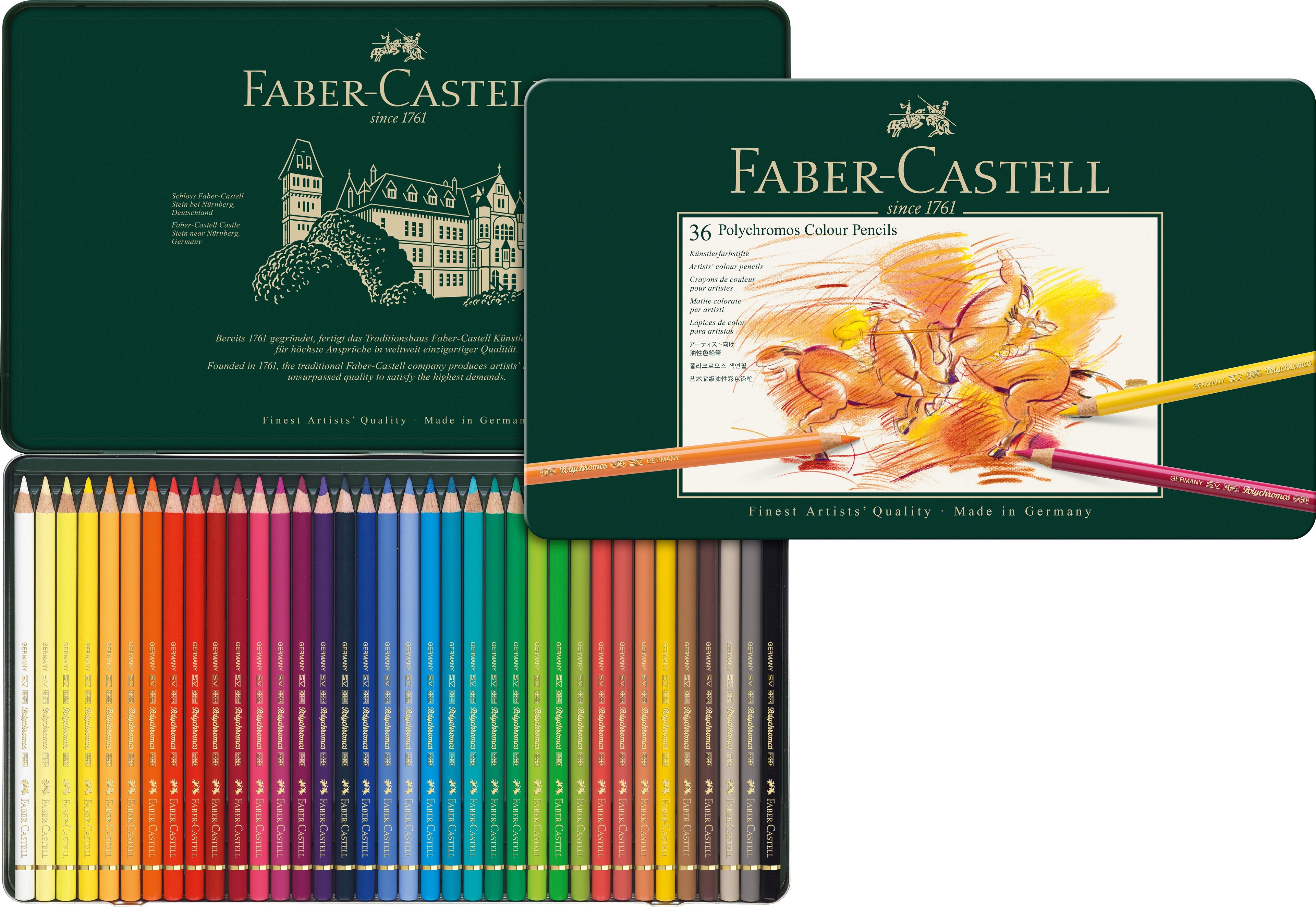 FABER-CA. Crayon de couleur Polychromos