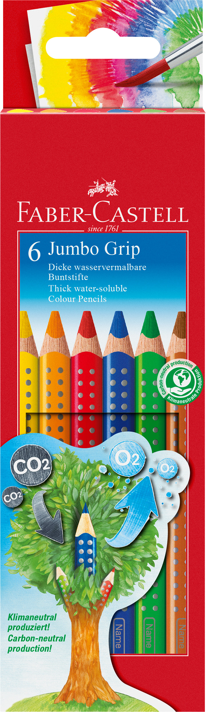 FABER-CA. Crayons couleur Jumbo Grip