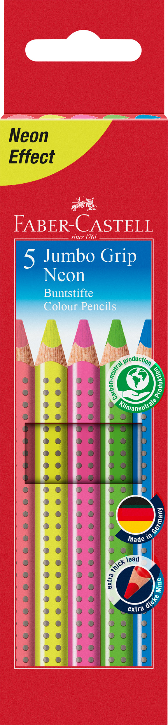 FABER-CA. Crayon de couleur Jumbo Grip