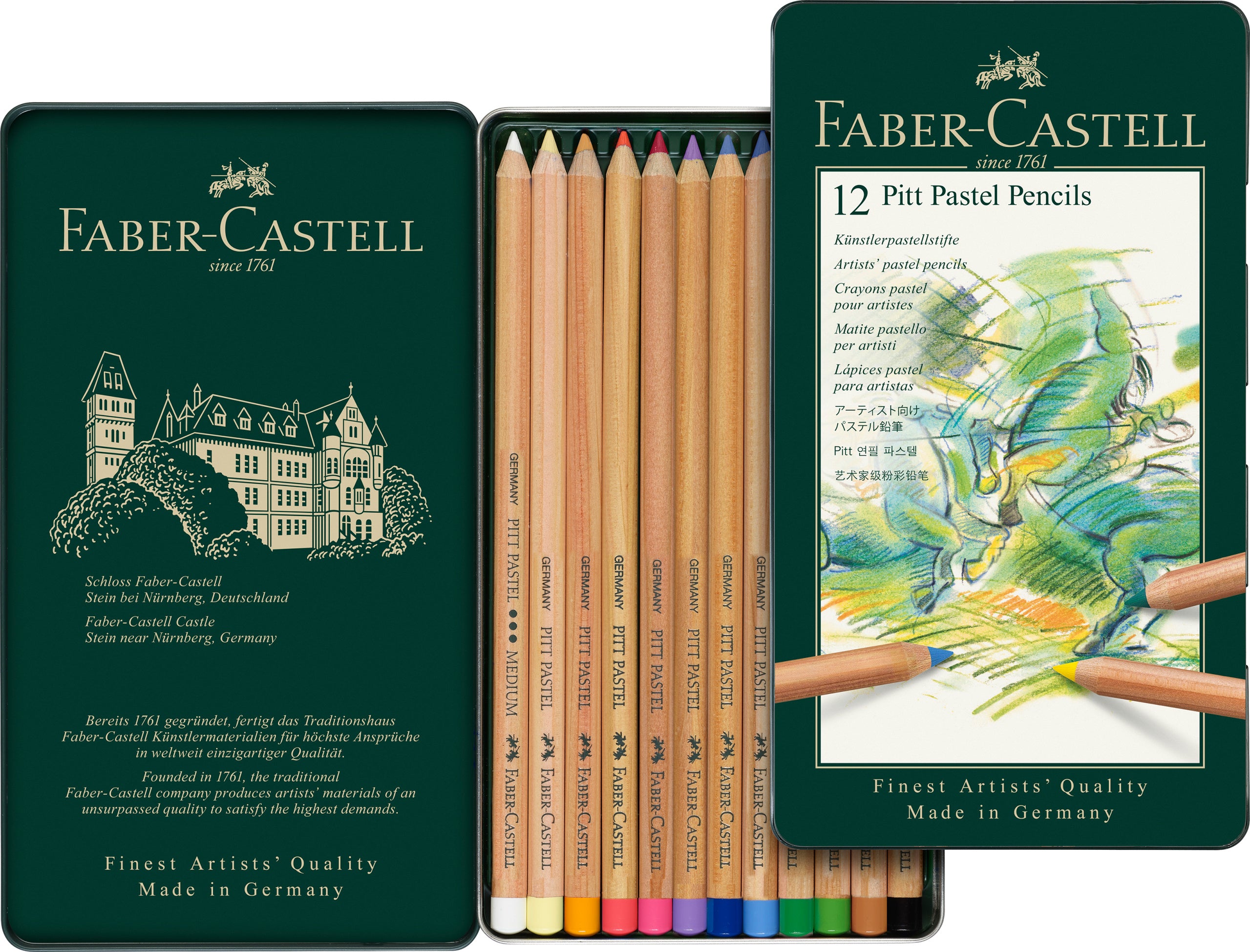 FABER-CA. Crayon Pitt