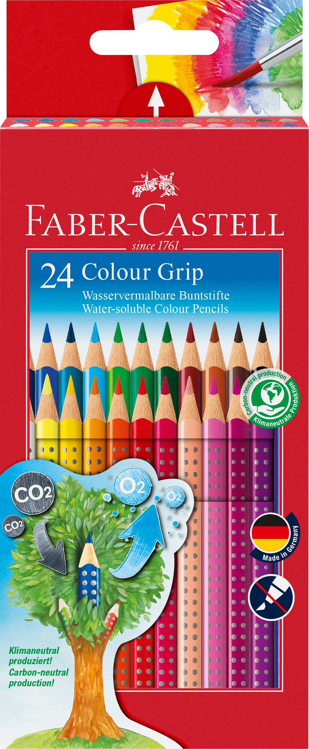 FABER-CA. Crayons de couleur Grip