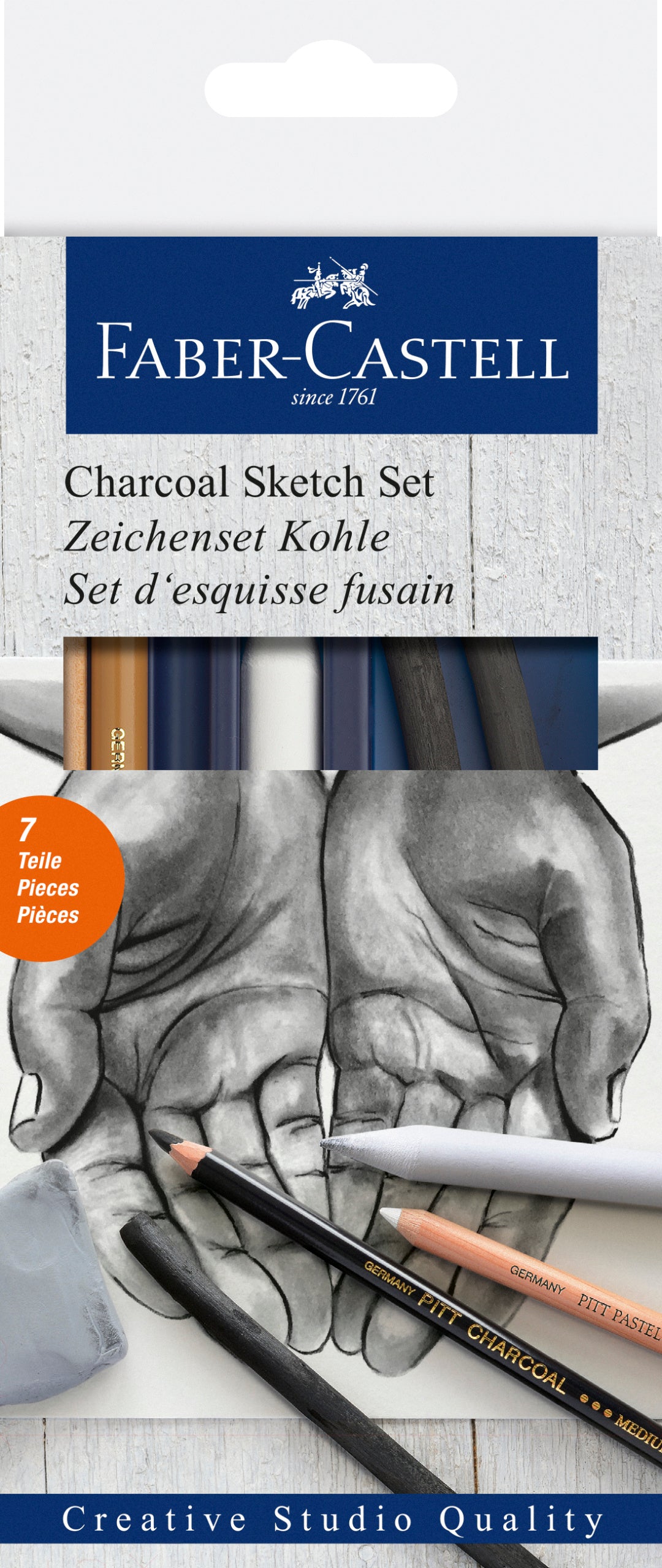 FABER-CA. Set à dessiner charbon