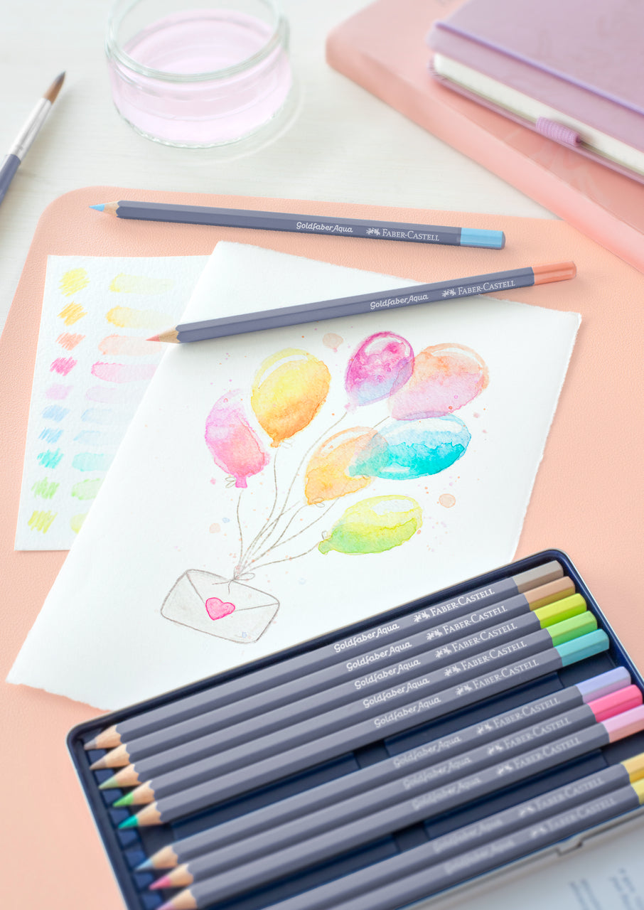 FABER-CA. Goldfaber crayon aquarelle