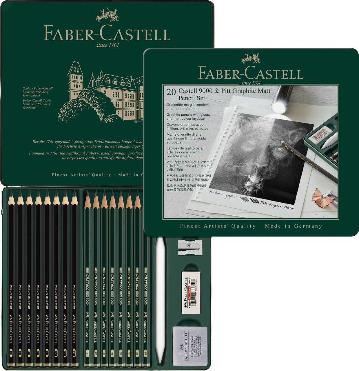 FABER-CA. Pitt Graphite Matt & Castell