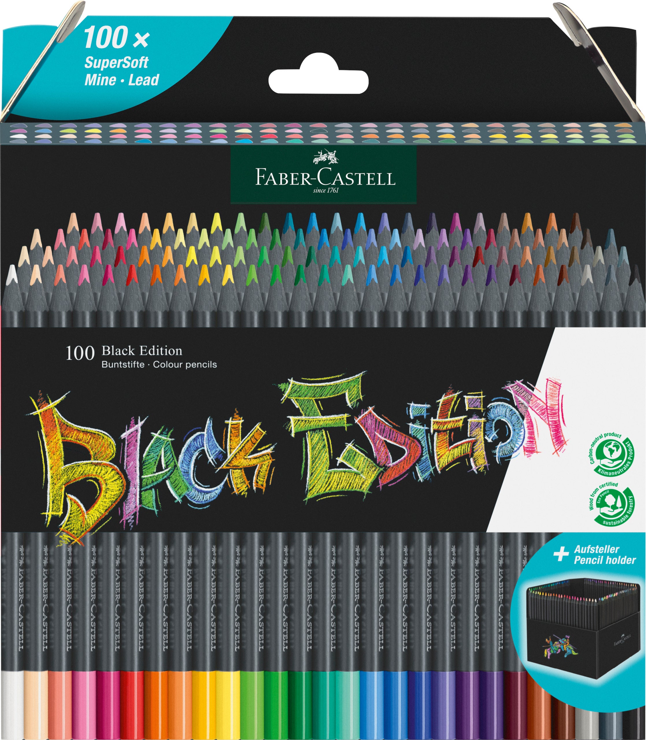 FABER-CA. Crayons de couleur Black Edit