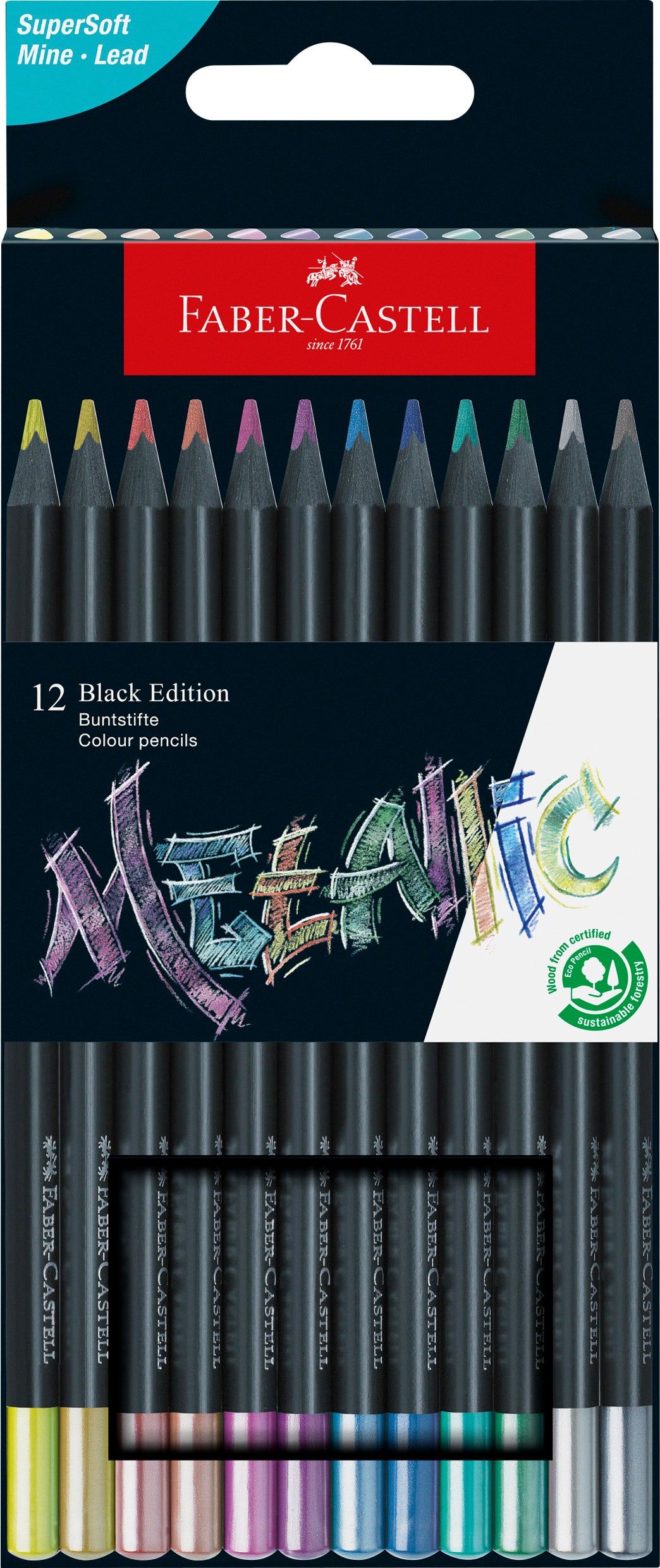 FABER-CA. Crayon couleur Black Edition