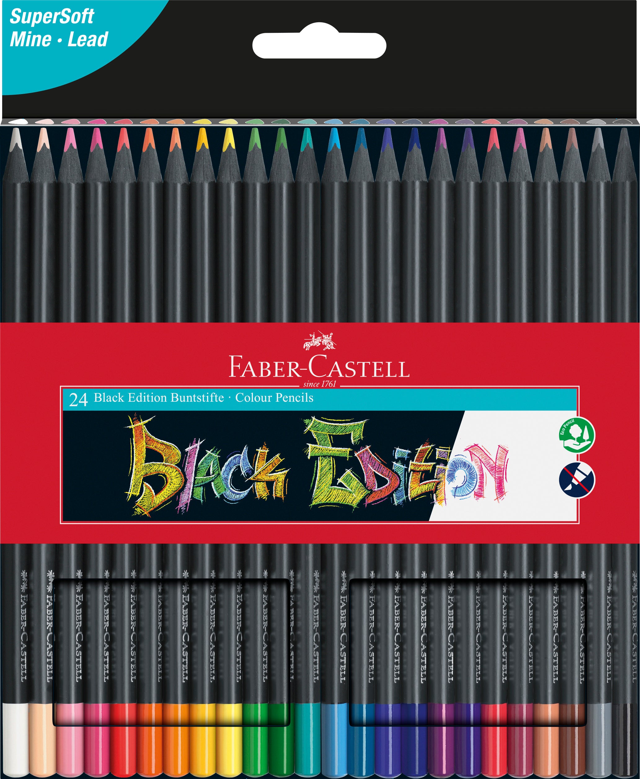 FABER-CA. Crayon de couleur Black