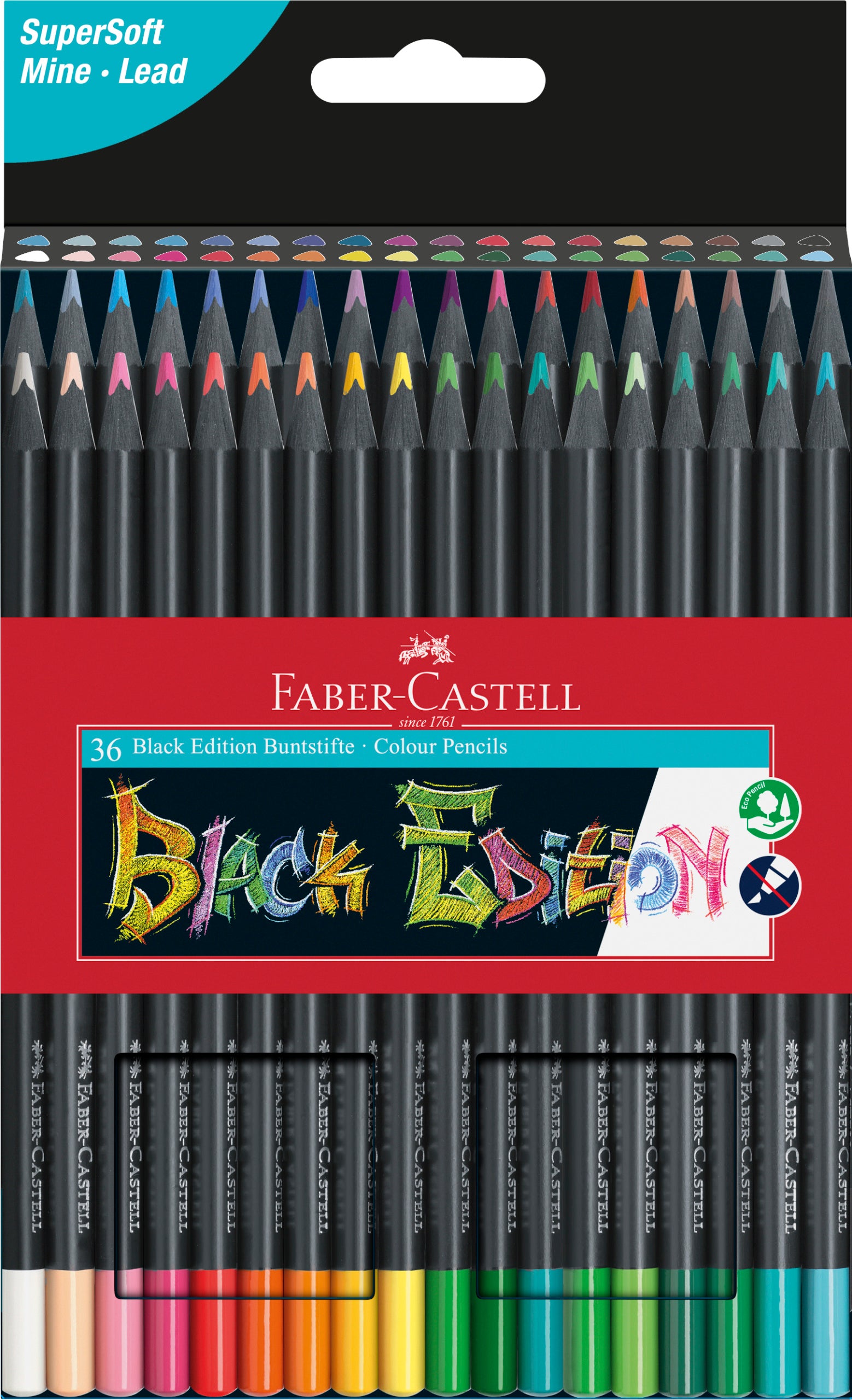 FABER-CA. Crayon de couleur Black