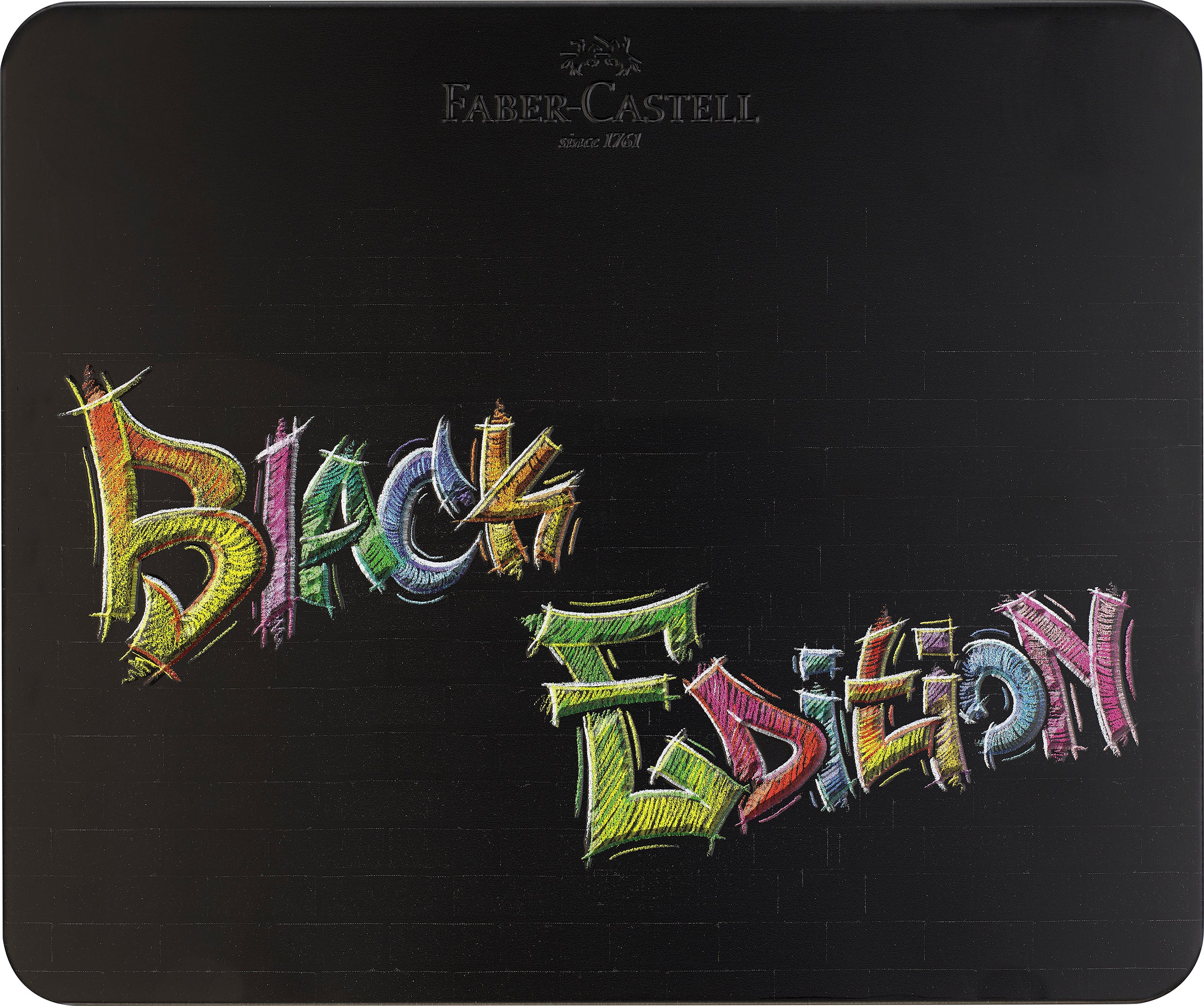 FABER-CA. Crayons couleurs Black Edition