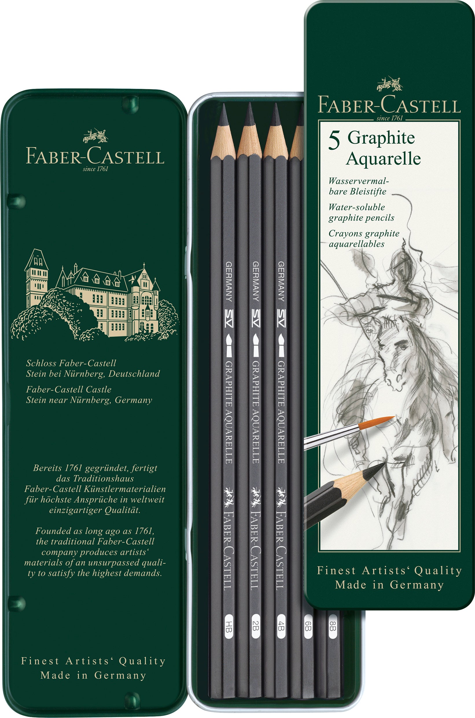 FABER-CA. Crayon Graphite Aquarelle