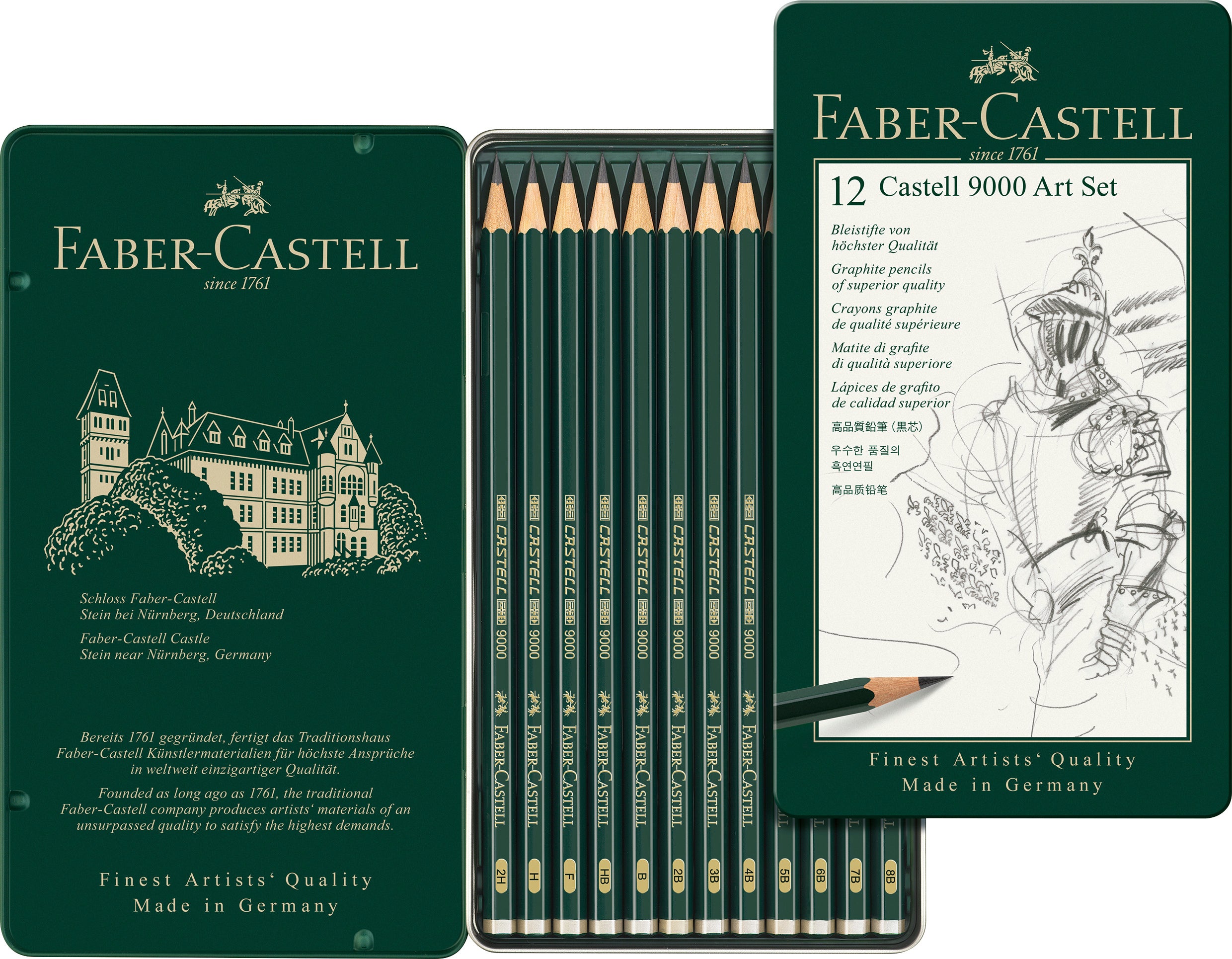 FABER-CA. Crayon 9000              8B-2H
