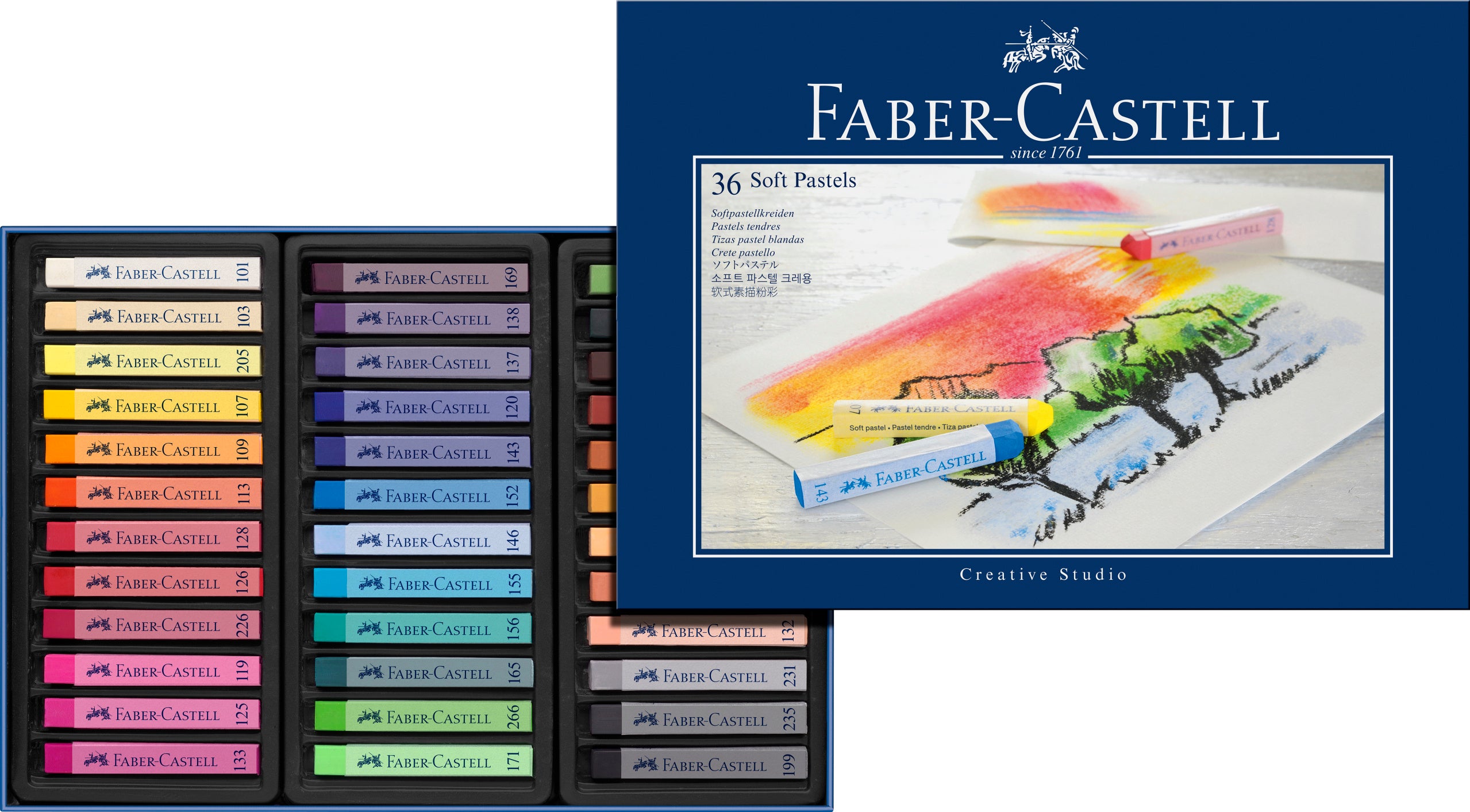 FABER-CA. craies pastels