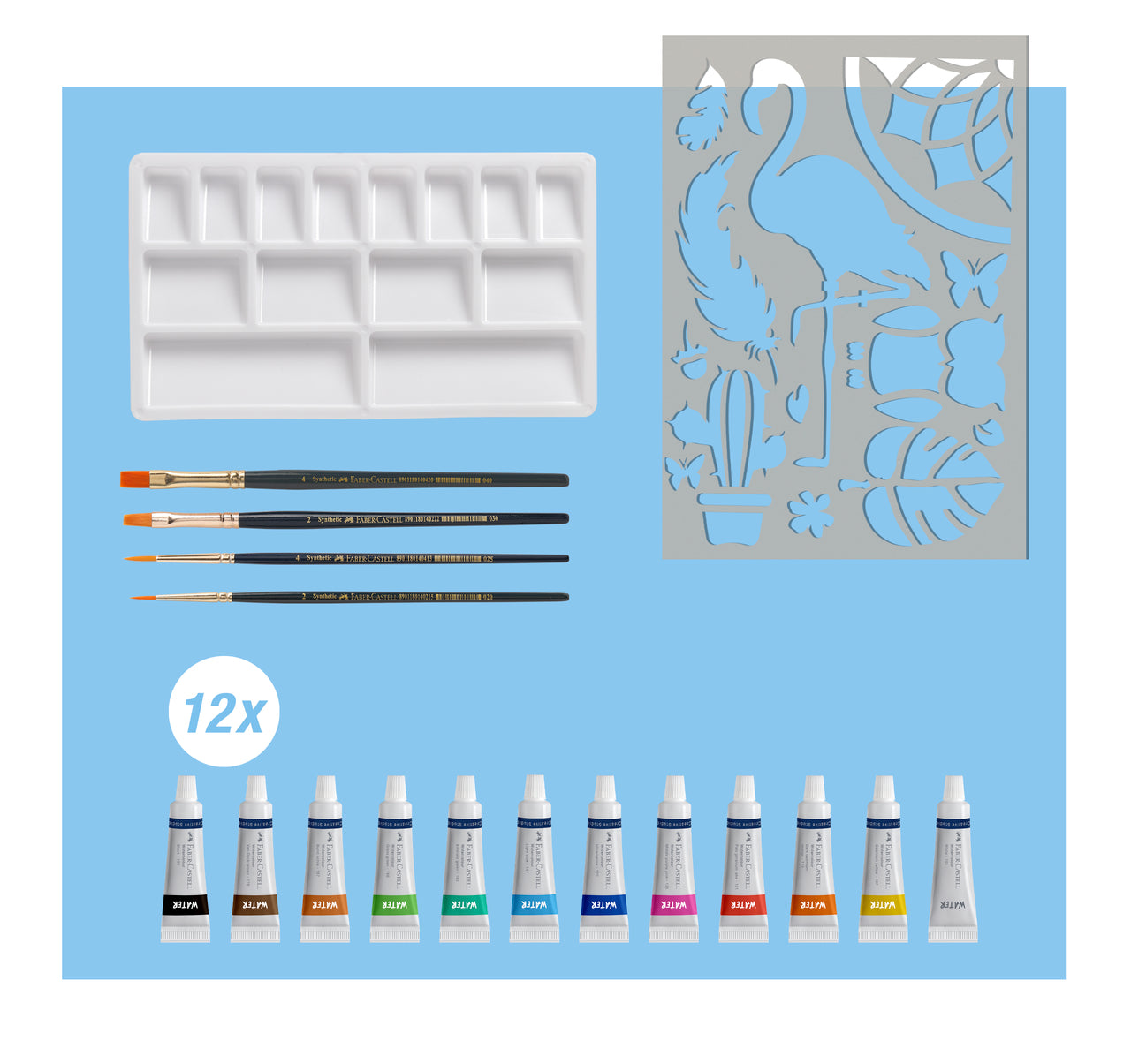 FABER-CA. Set couleurs aquarelles
