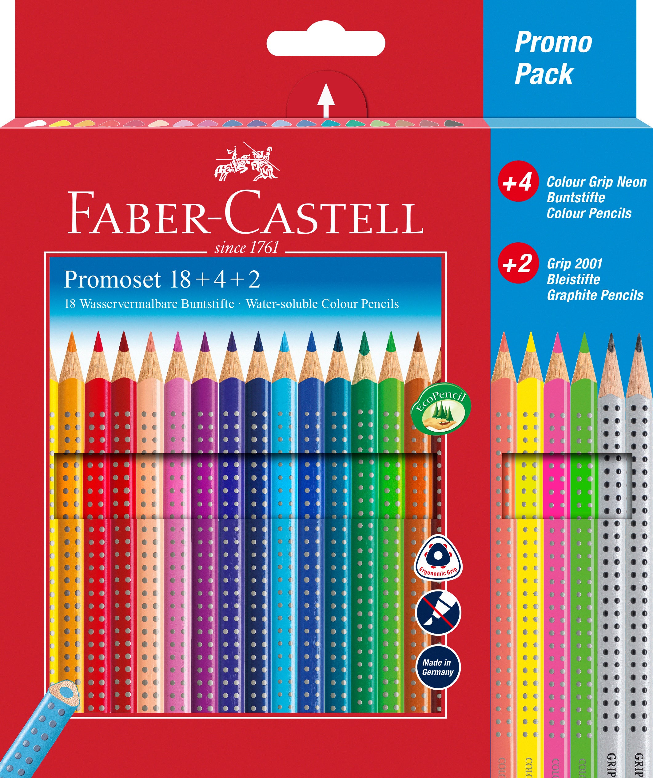 FABER-CA. Crayons de couleur Grip