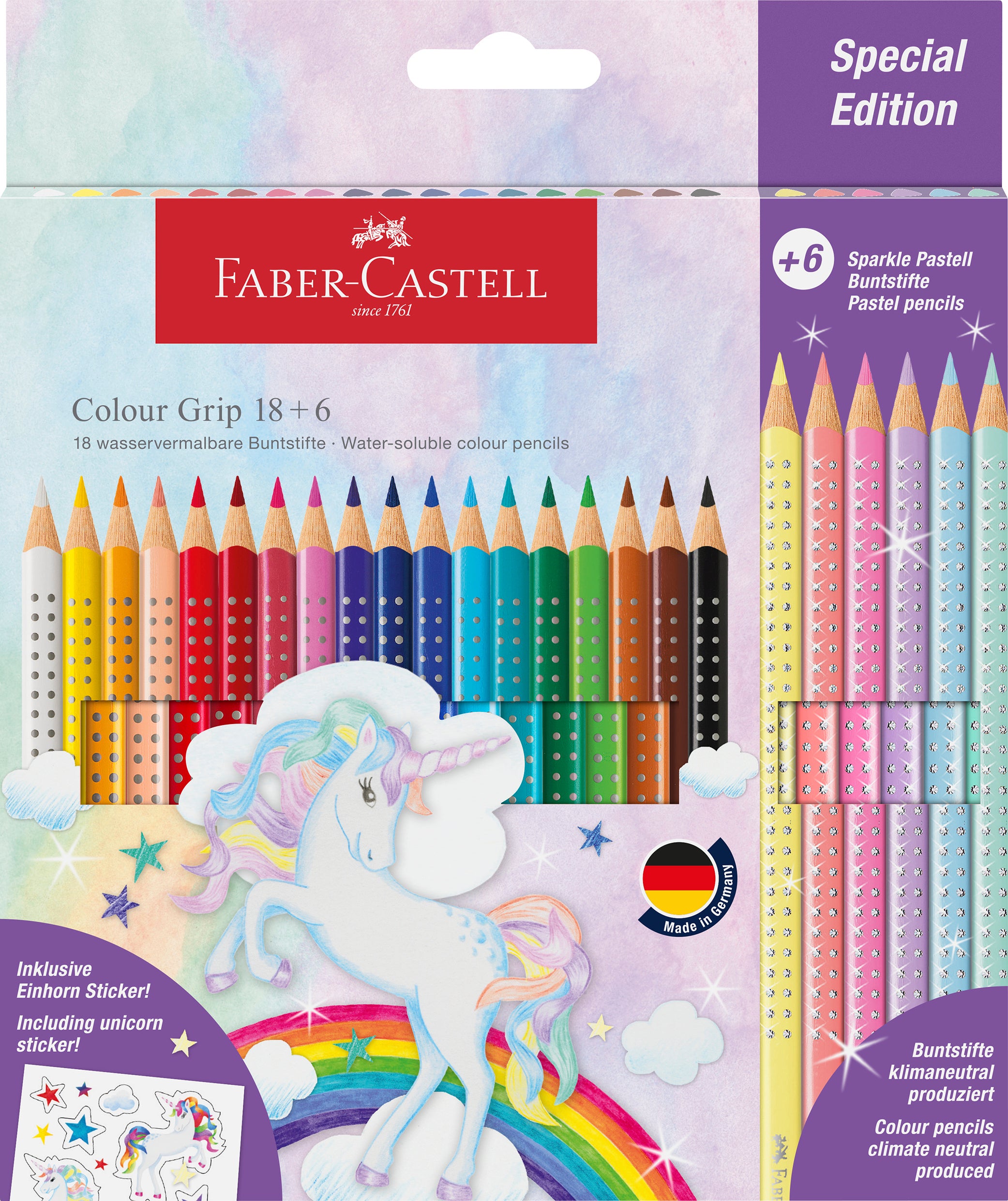 FABER-CA. Crayons de couleur Colour Grip
