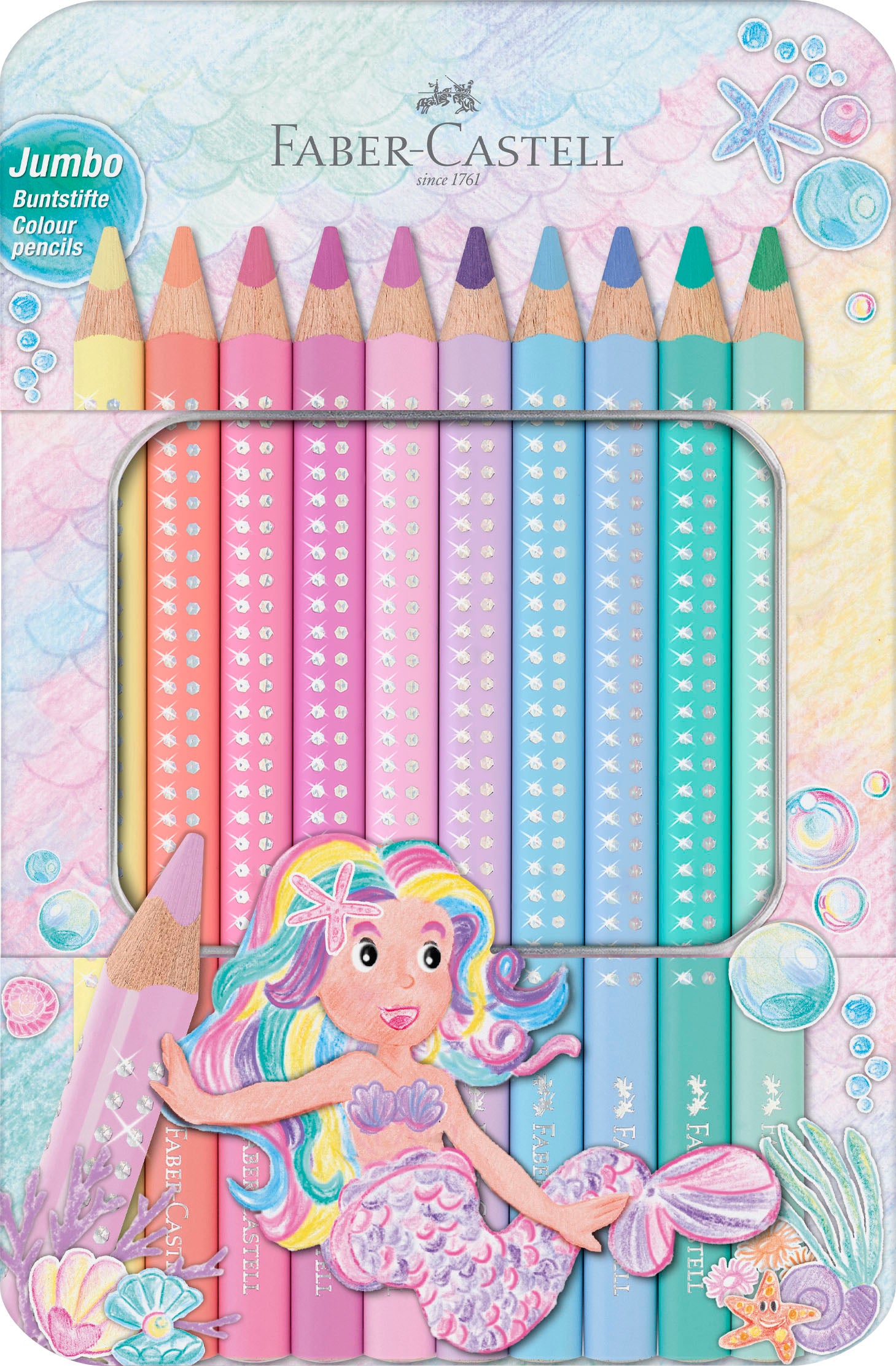 FABER-CA. Crayon Jumbo Sparkle