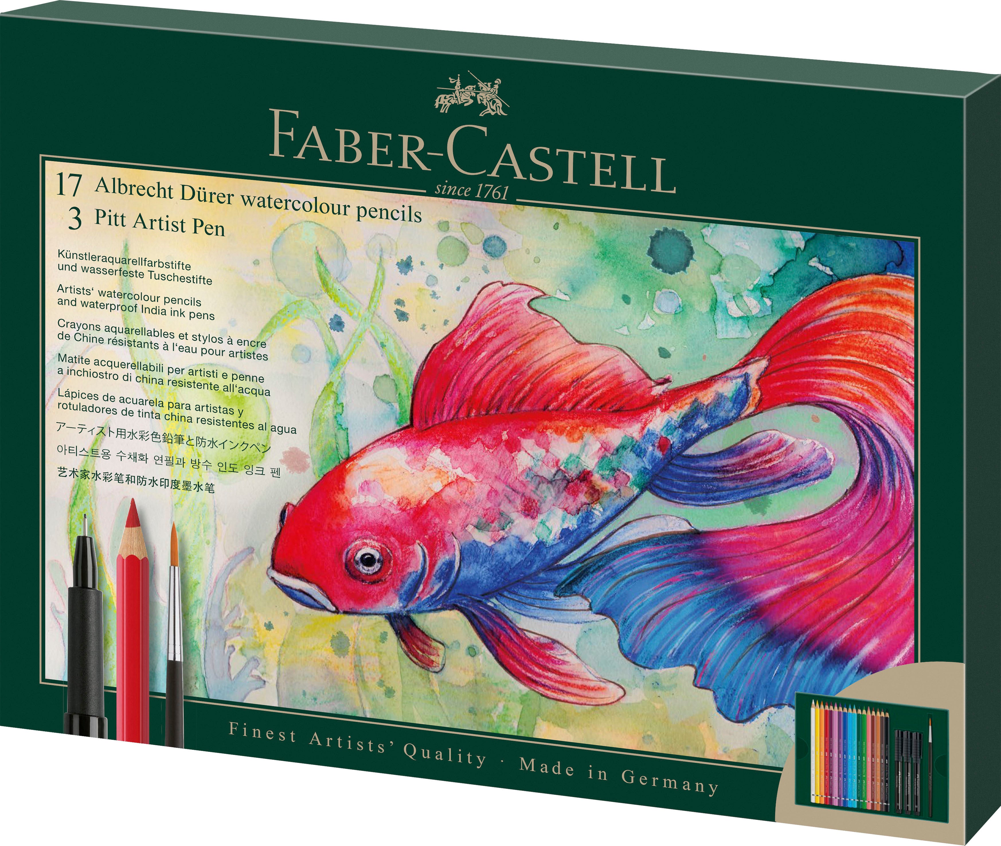 FABER-CA. Set Crayon & Pitt Artist Pen