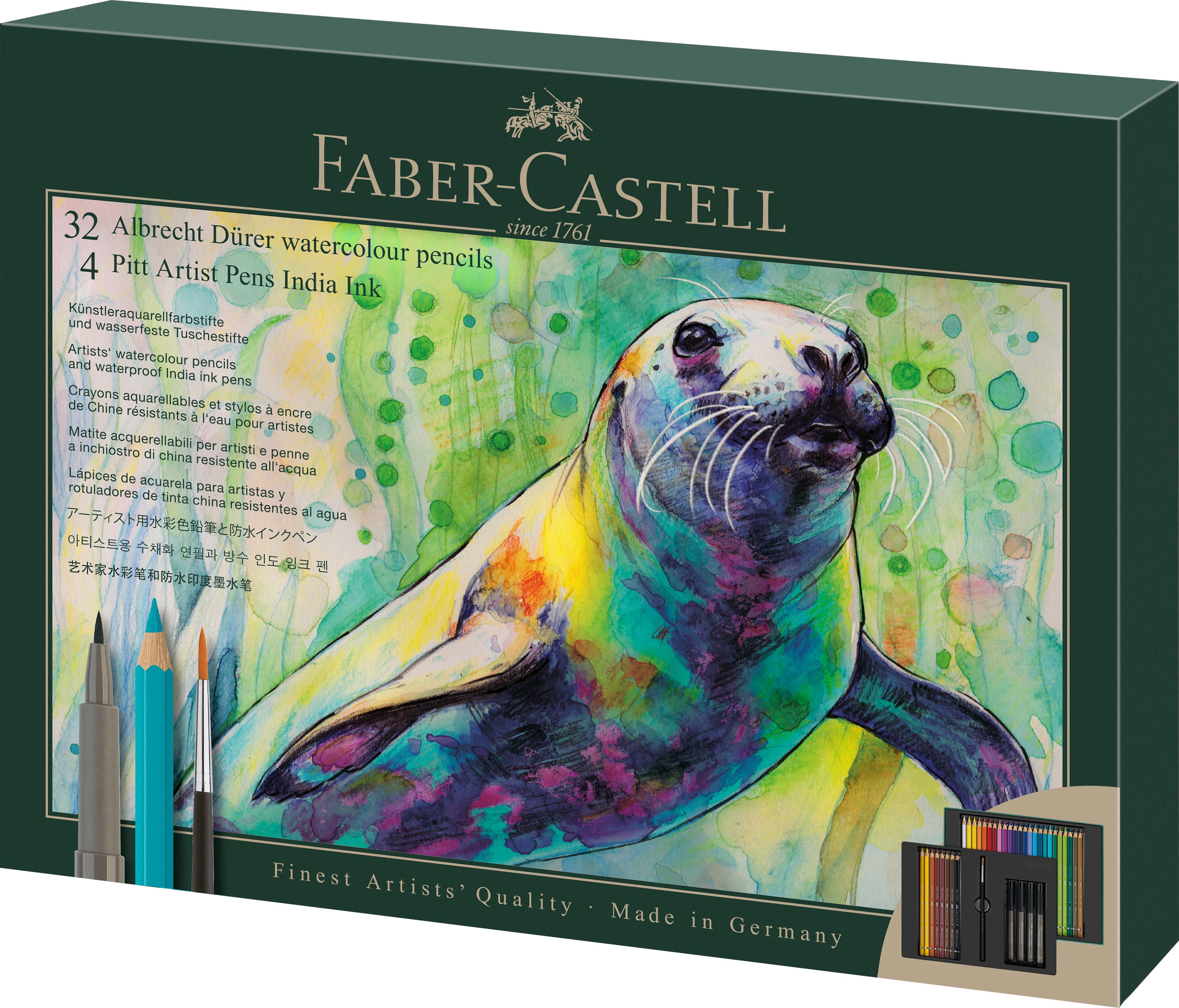 FABER-CA. Set Crayon & Pitt Artist Pen