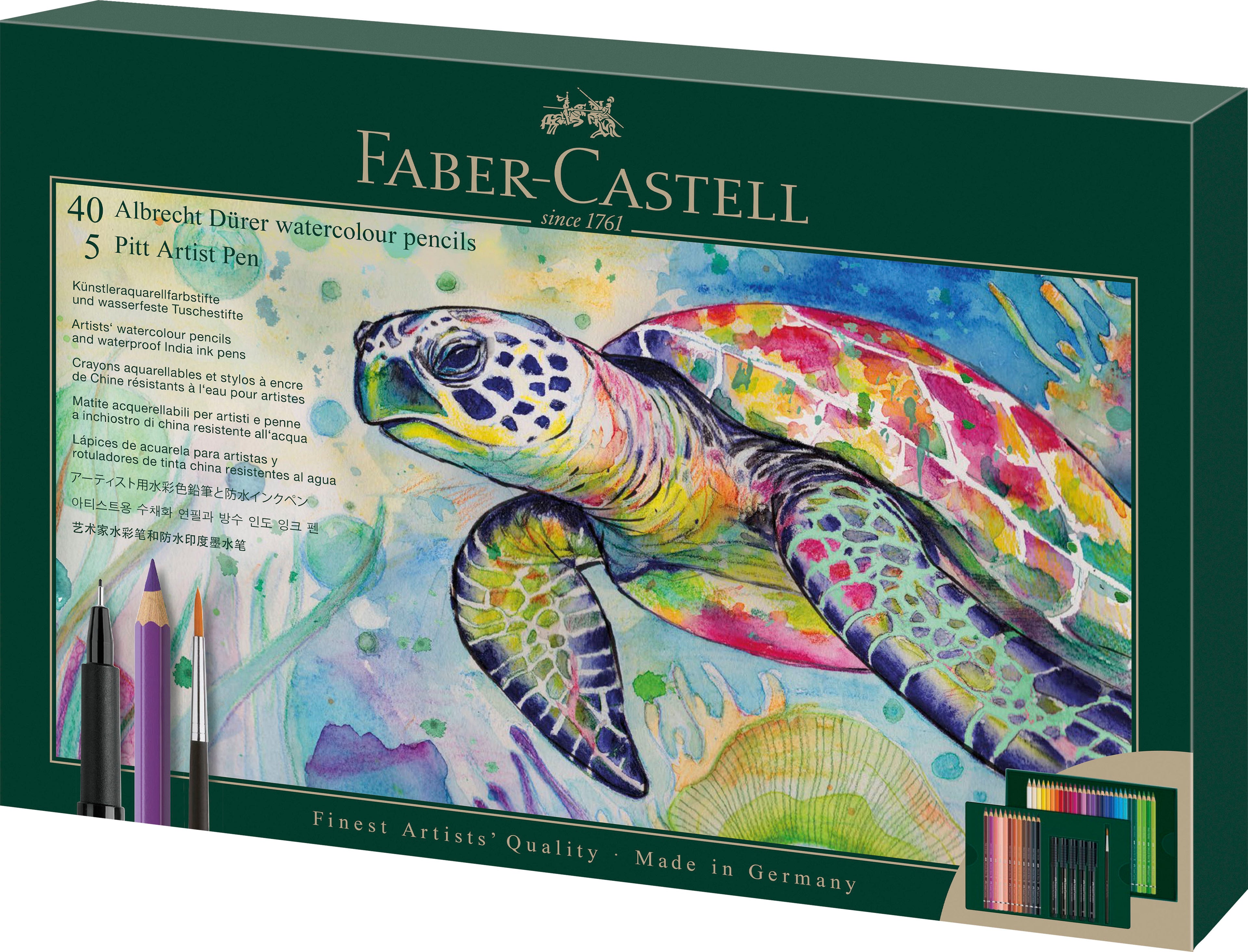 FABER-CA. Set Crayon & Pitt Artist Pen