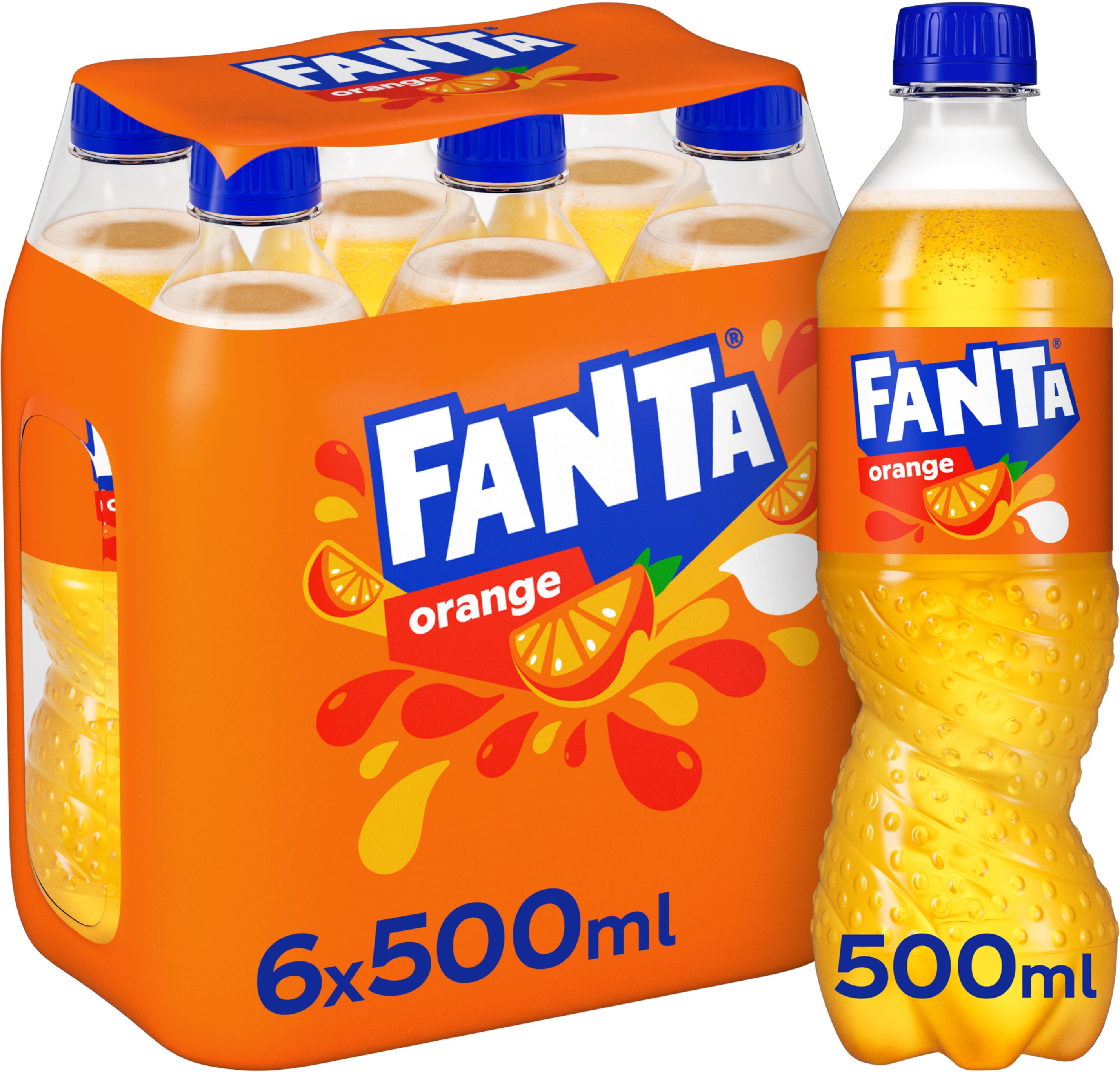 FANTA Orange 157004 50cl, 6 pcs.