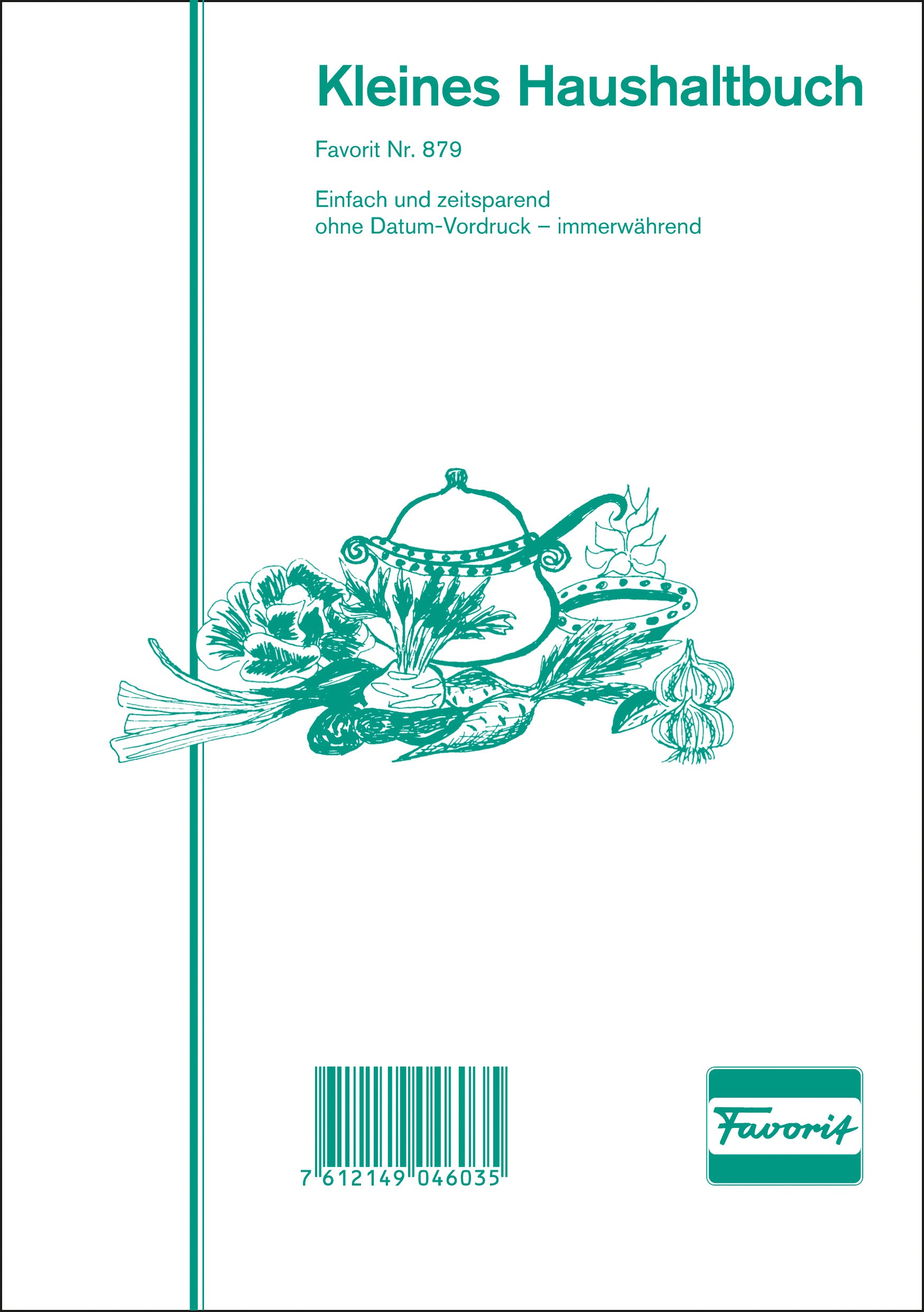 FAVORIT Livre ménage D A5 879 D 24 feuilles