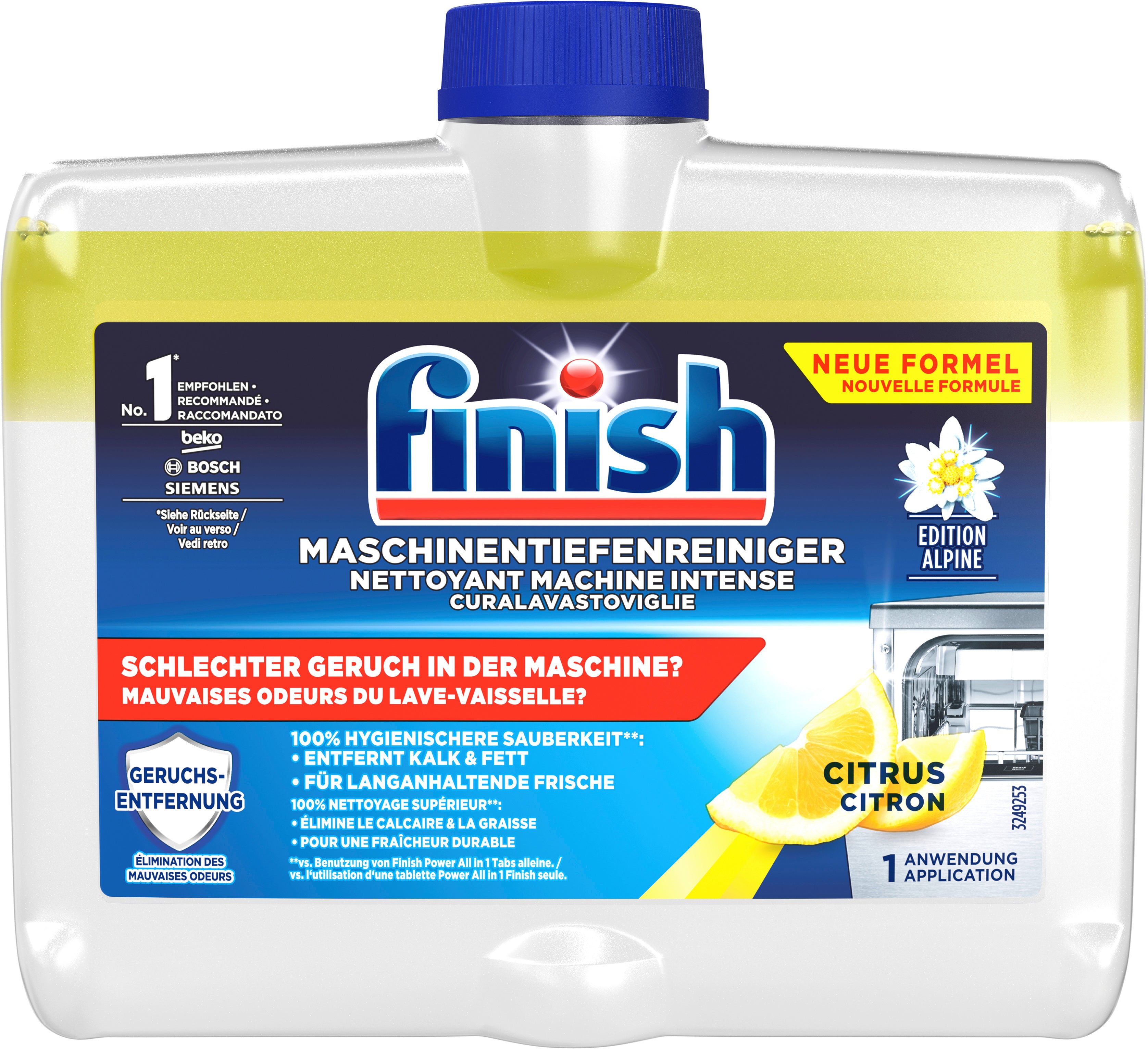 FINISH Nettoyeur profondeur machine 3247823 citrus 250ml