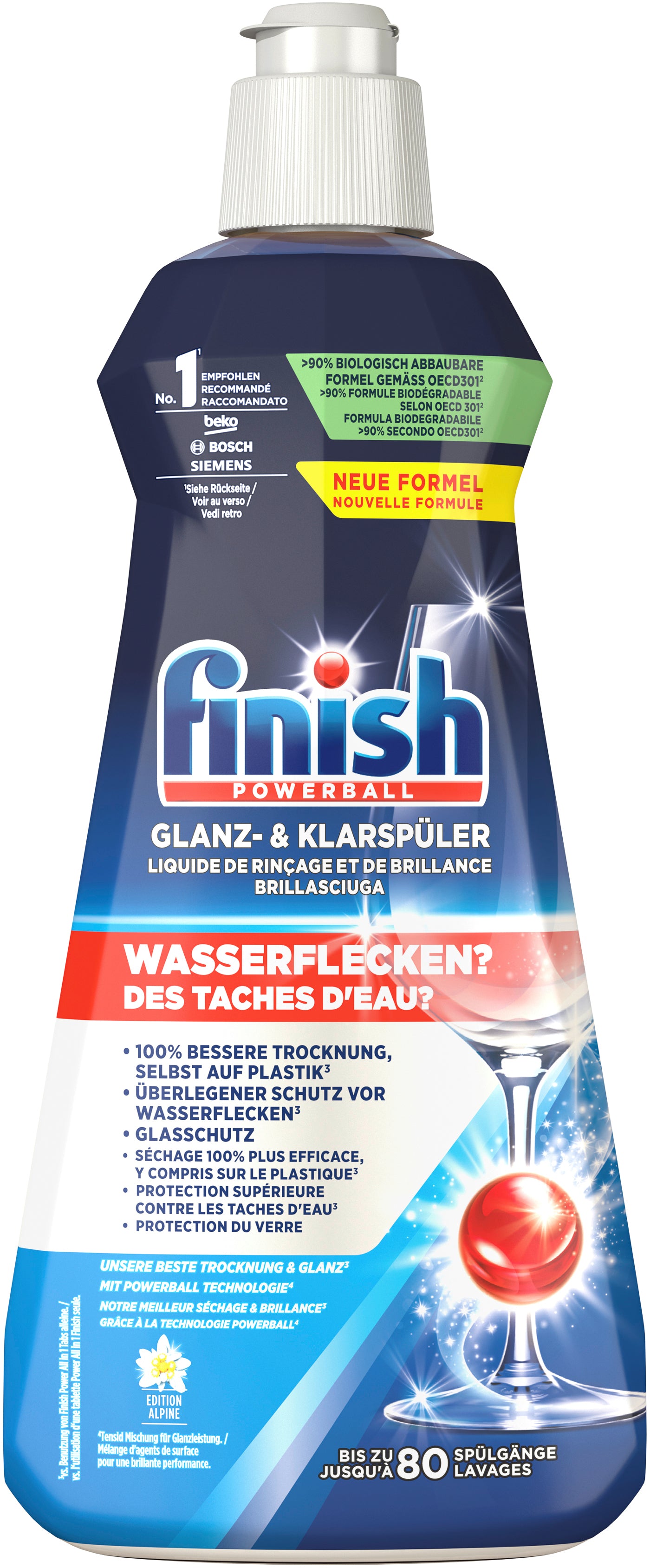 FINISH Produit brillant et rinçage 3307520 regular 400ml