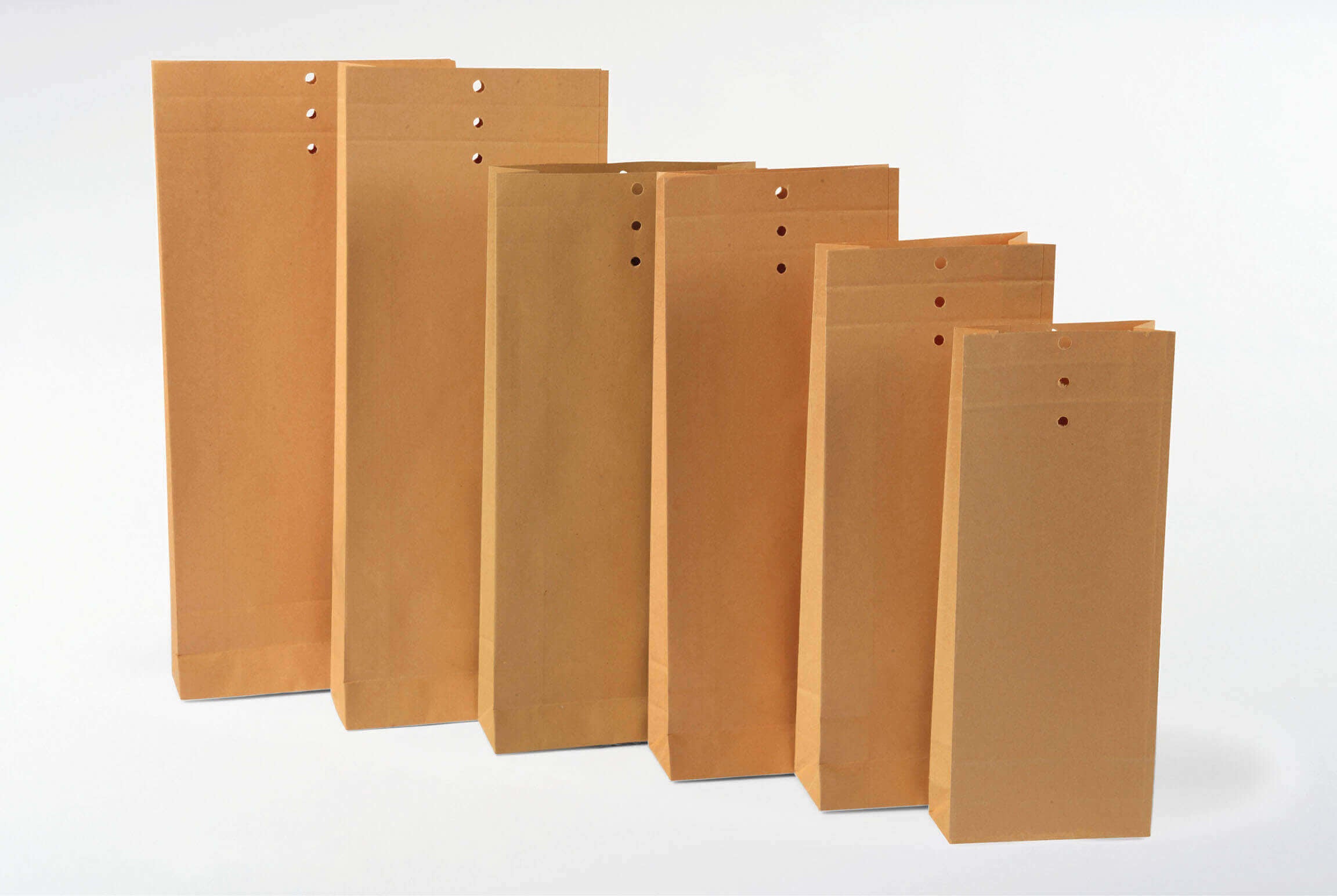 FLEXIPAK Poche à comp. papier Kraft 2FHMFB00001 brun, 100x40x245mm 250 pcs.