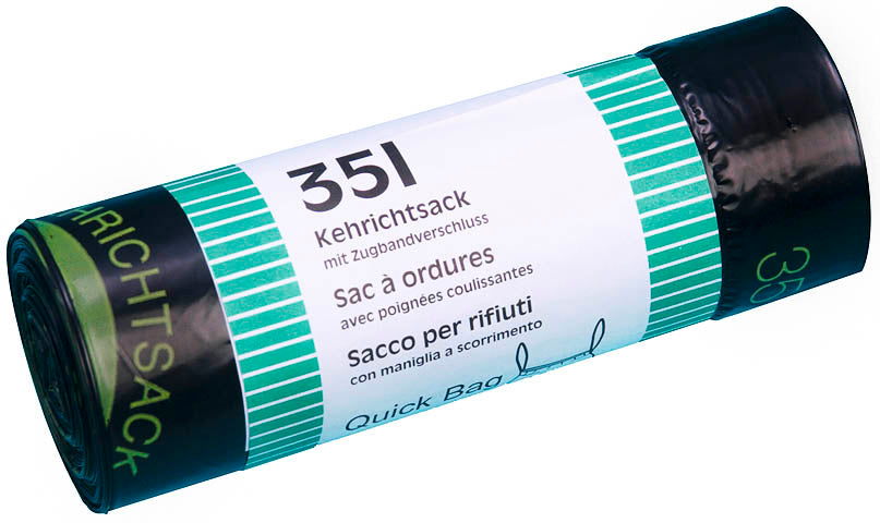 FLEXIPLAST Sac déchets OKS 35lt 1114 40my, LD-PE, noir 20 pcs.