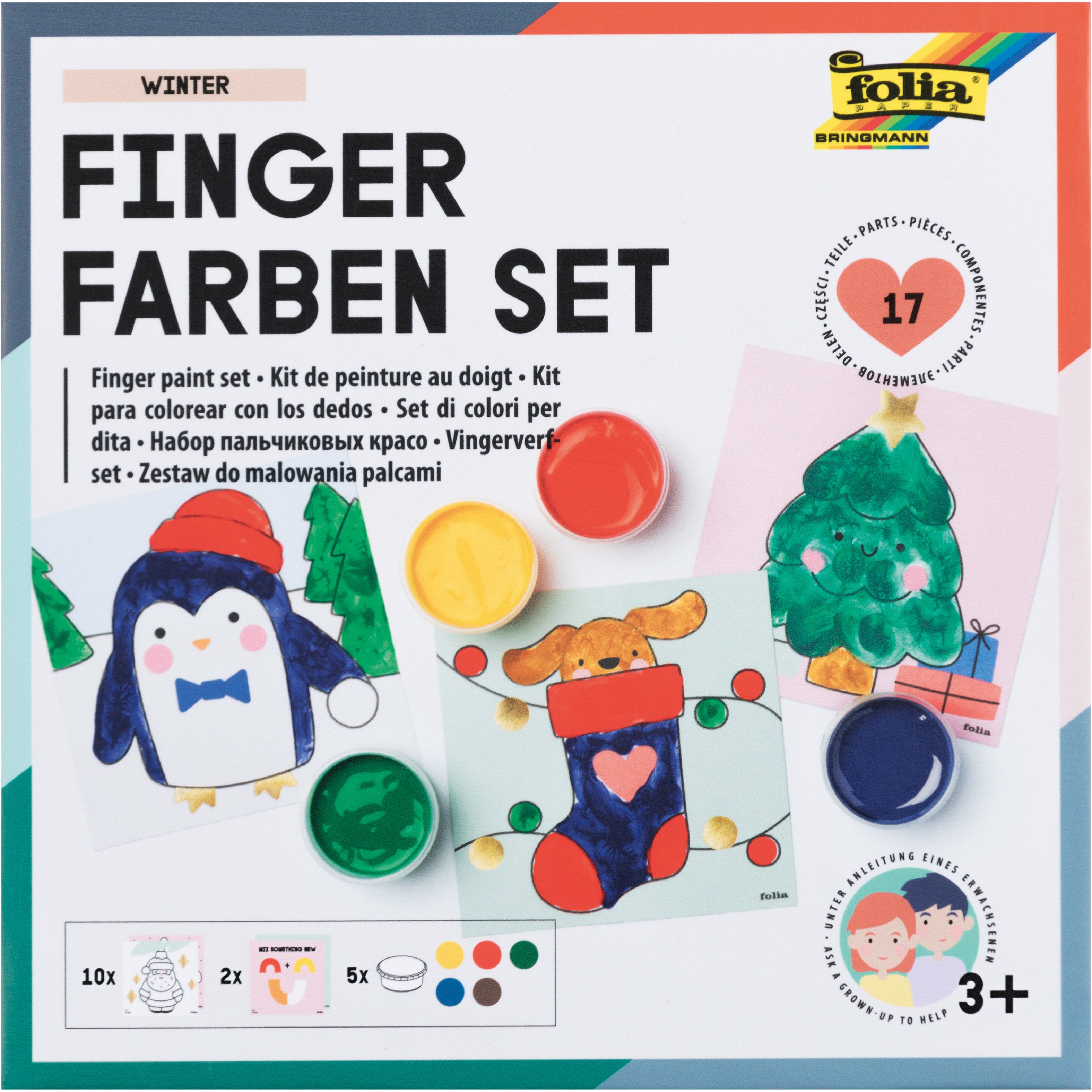 FOLIA     Gouache au doigt Winter
