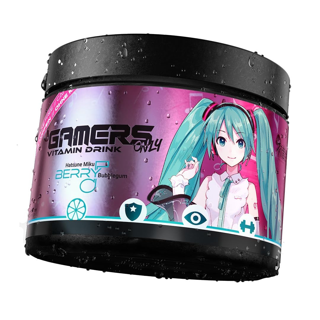GAMERSONLY Vitamin Drink Powder 40 Port. GO08DL0323 Hatsune Miku Berry Bubblegum