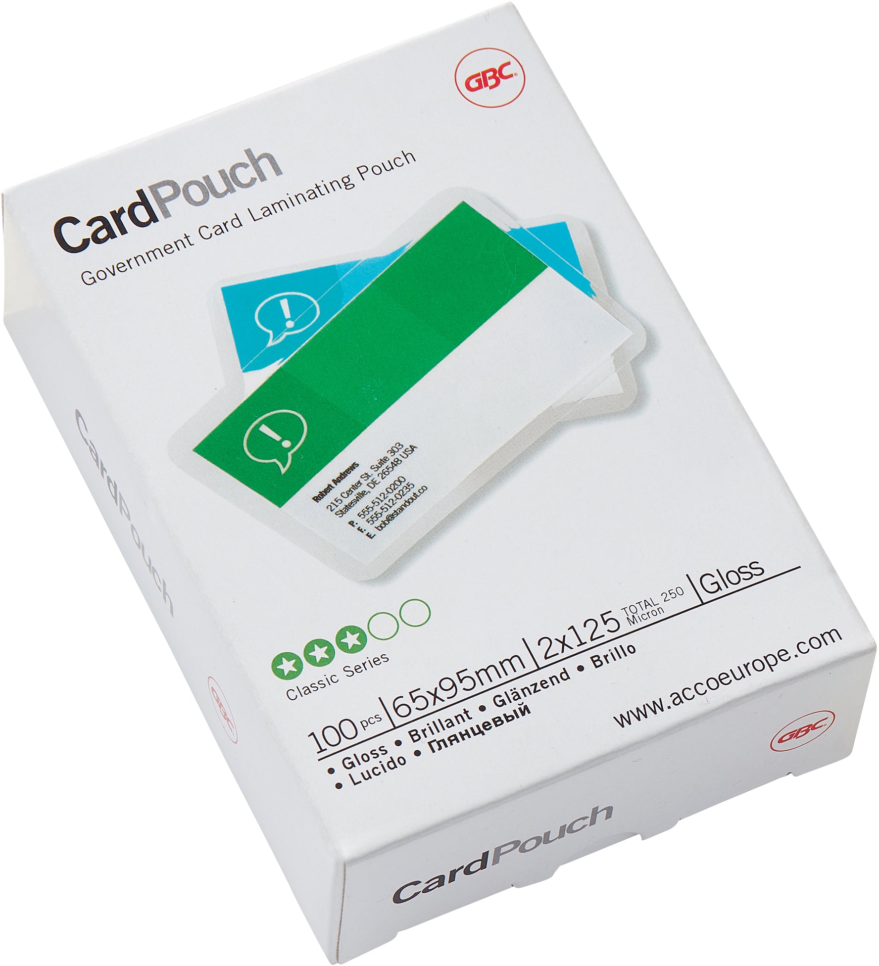 GBC       Pochettes à plastifier   65×95