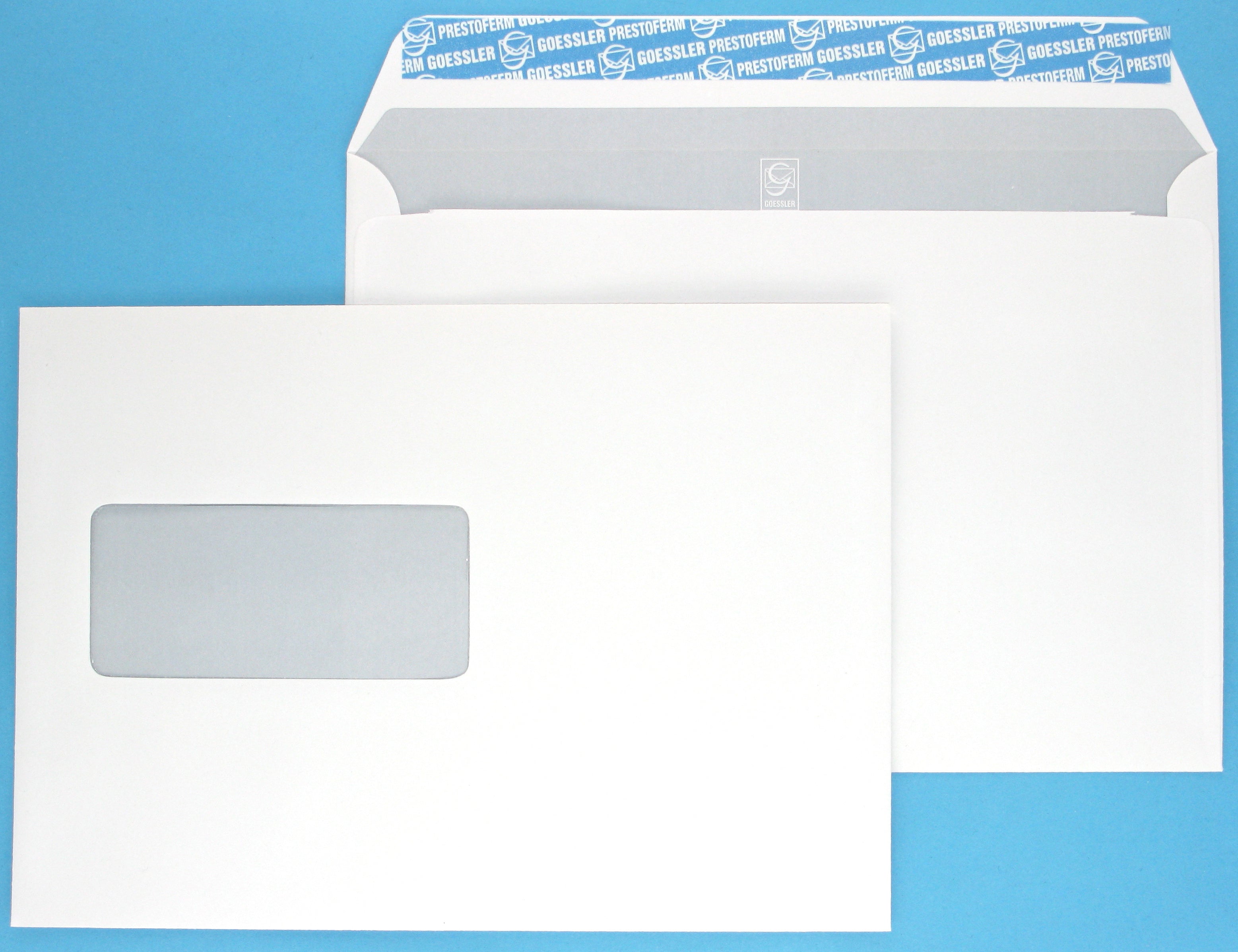 GOESSLER Enveloppe Cavanna a/fenêtre C5 1354 100g, blanc 500 pcs.