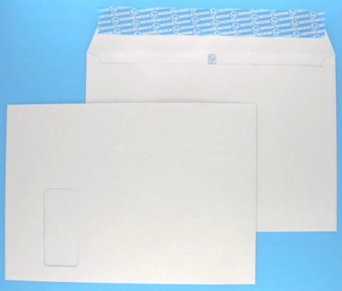 GOESSLER Enveloppe Renova a/fenêtre C4 1382 120g, gris 250 pcs.