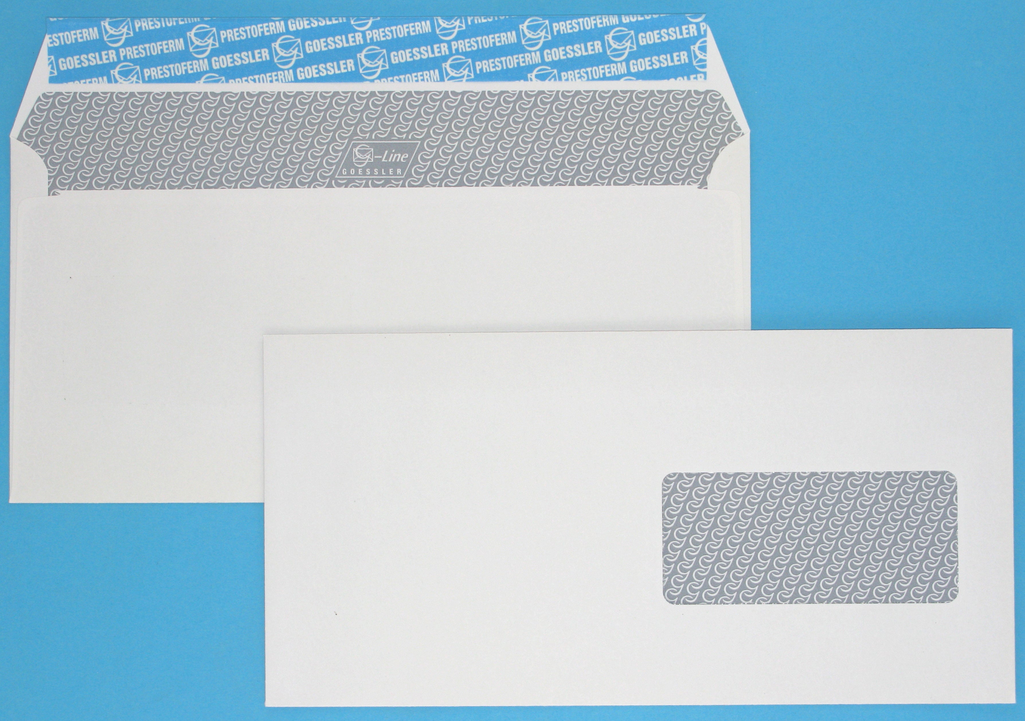 GOESSLER Enveloppe G-Line a/fenêt. C5/6 2032 100g, blanc 500 pcs.