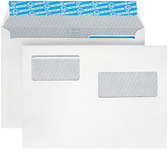 GOESSLER Enveloppe G-Line a/fenêtre C5 2053 100g, blanc 500 pcs.